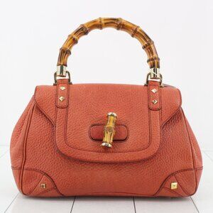Gucci Bamboo Turnlock Handbag (shown live)